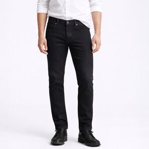 John Varvatos Jeans Men’s 36 Faded Black Slim Straight Casual Grunge Streetwear